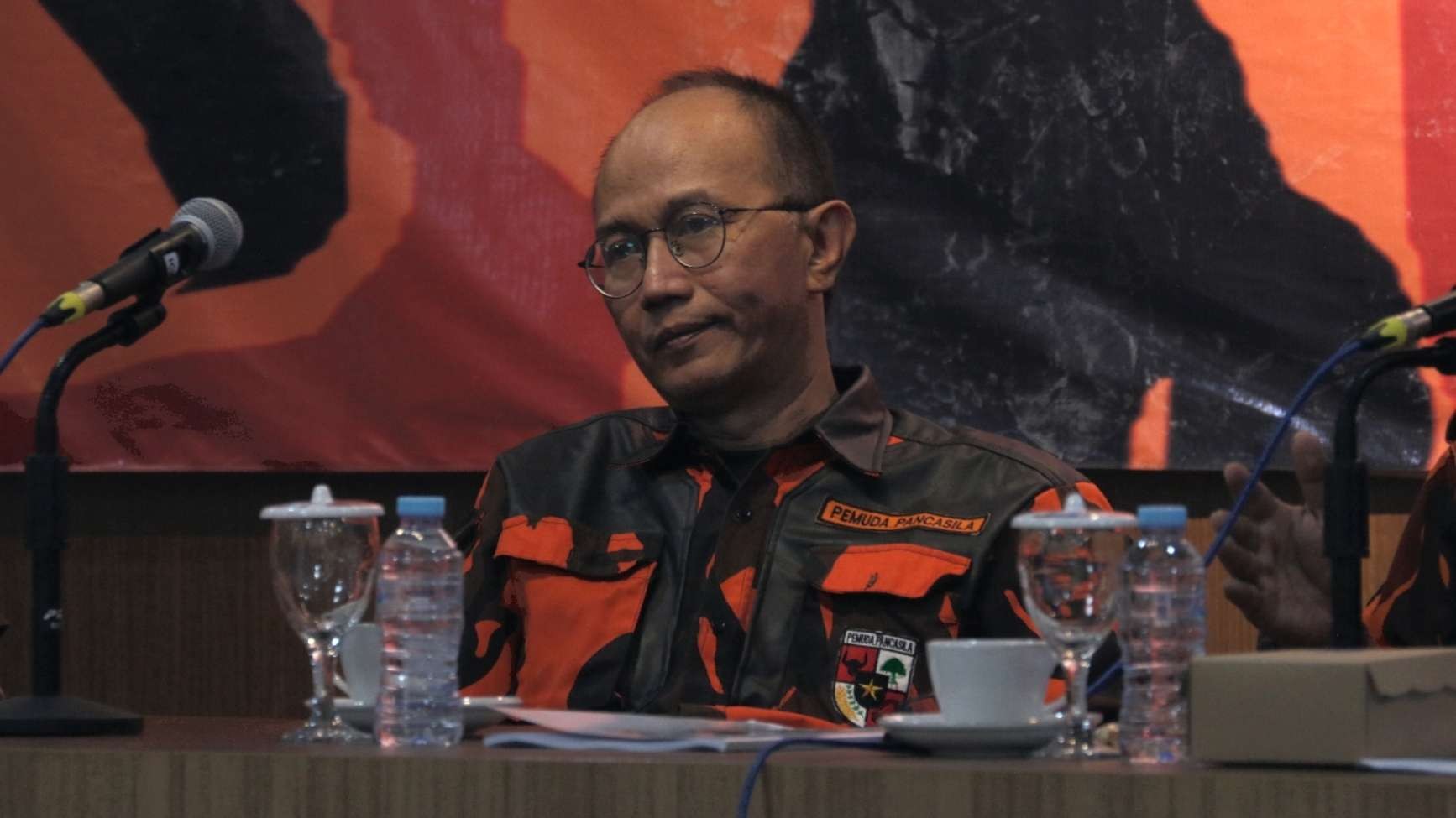 Ketua Harian MPW Pemuda Pancasila Jatim, Adik Dwi Putranto. (Foto: Fariz Yarbo/Ngopibareng.id)