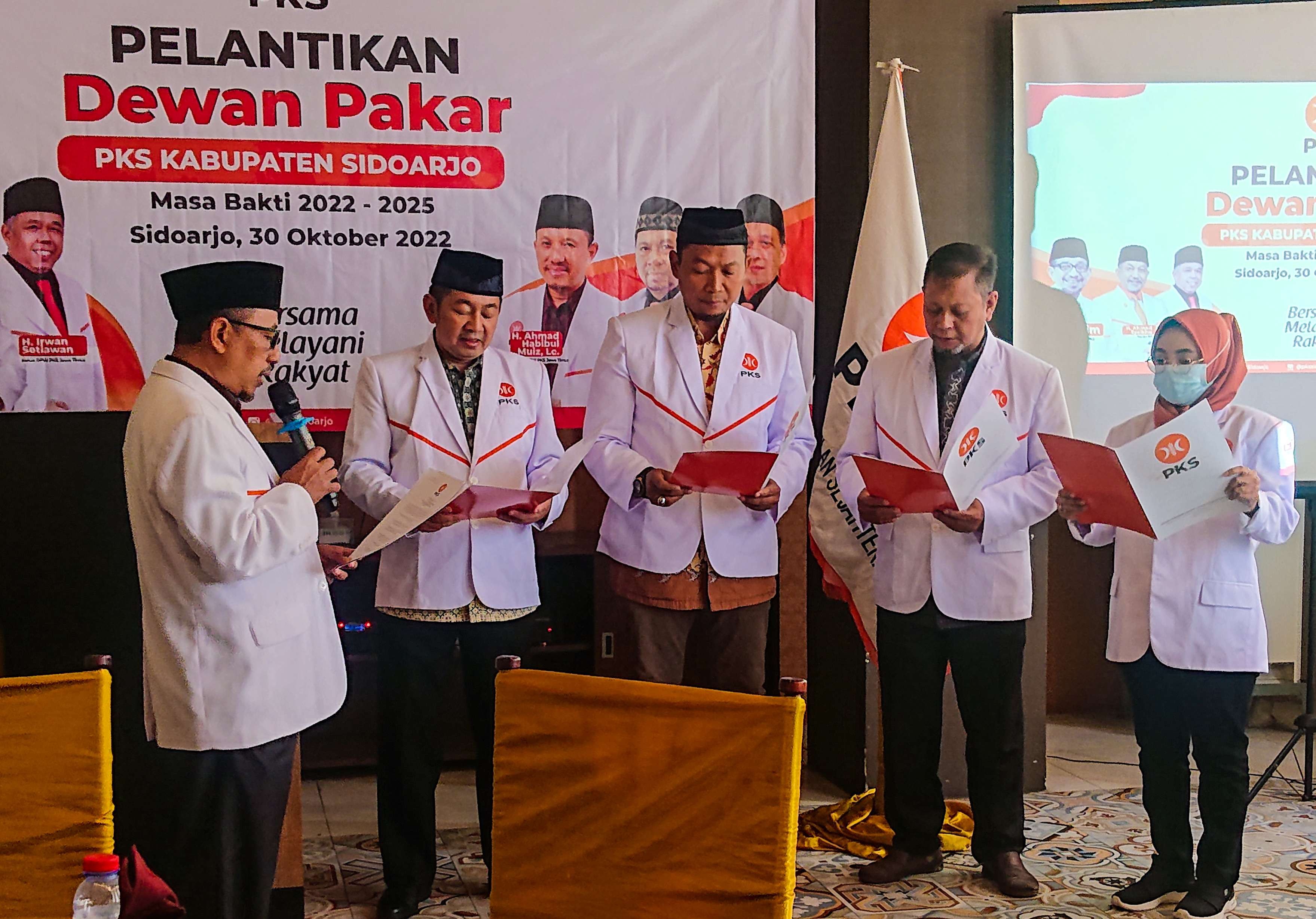 Pelantikan Dewan Pakar PKS Kabupaten Sidoarjo (Foto: Aini Arifin/Ngopibareng.id)