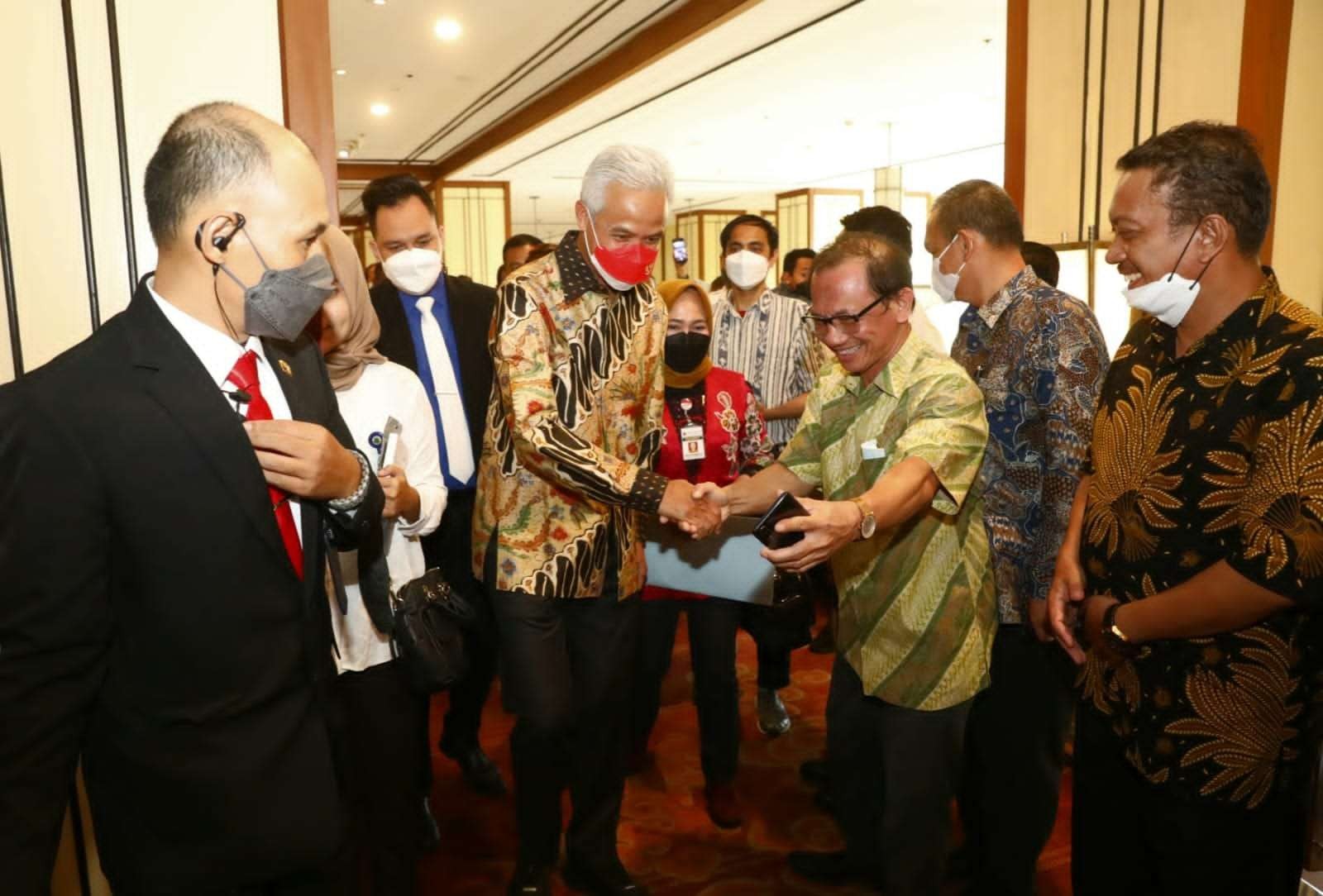Gubernur Jateng, Ganjar Pranowo, saat hadir dalam acara Uji Publik yang digelar oleh Komisi Informasi di Jakarta, 1 November 2022. (Foto: dok Humas Pemprov Jateng)