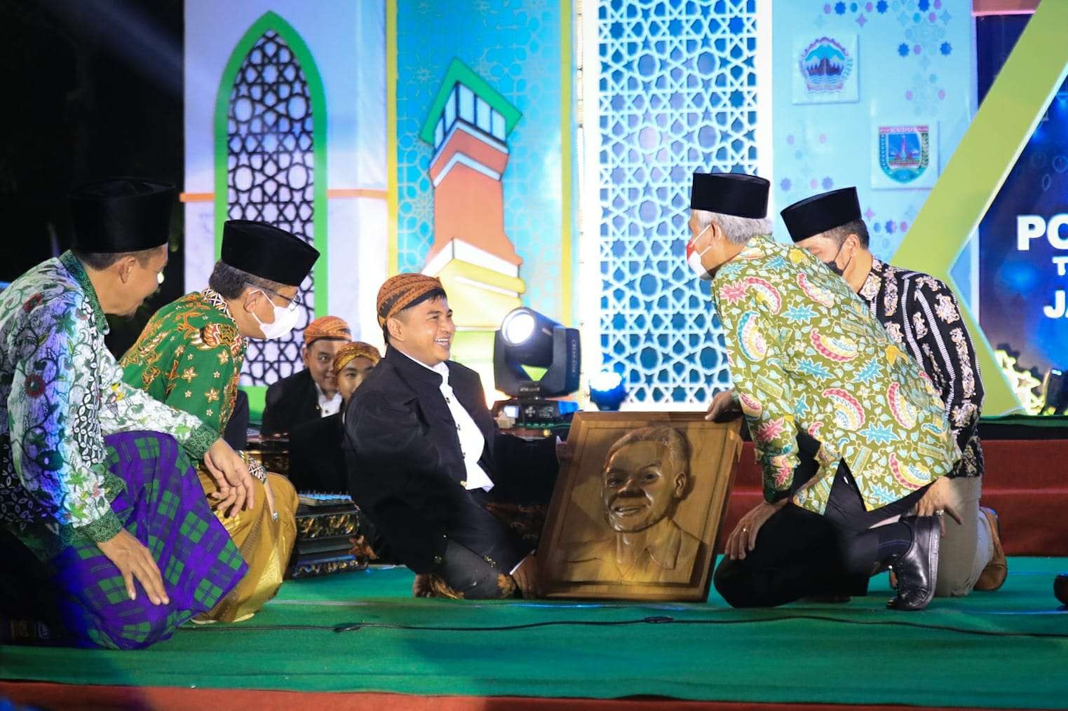 Gubernur Jawa Tengah Ganjar Pranowo membuka Pekan Olahraga dan Seni Diniyah IV di Kudus. (Foto: Dokumentasi Jateng)