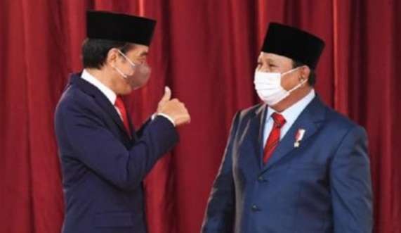 Presiden Jokowi menyebut Pilpres 2024 jatahnya Prabowo Subianti. (Foto: Setpres)