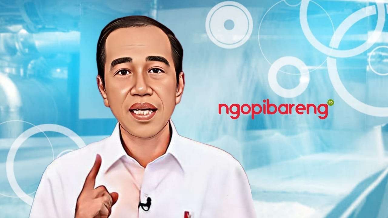 Presiden Jokowi Swa Gula Nusantara. (Ilustrasi: Fa Vidhi/Ngopibareng.id)