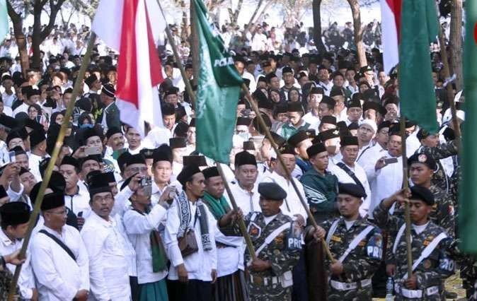 Apel Akbar Kader NU di Sidayu Gresik. Merayakan Peringatan 100 Tahun NU. (Foto: dok/Ngopibareng.id