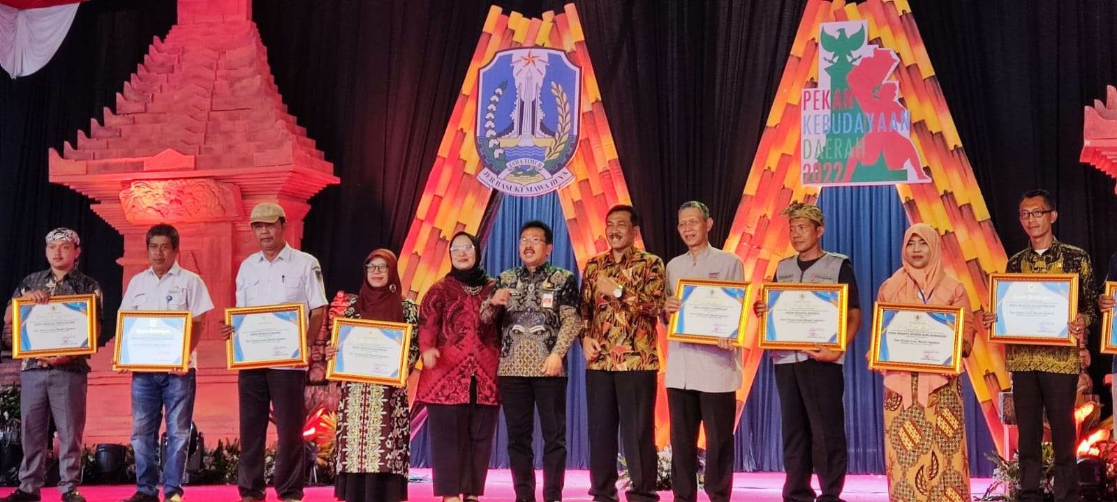 Desa wisata asal Kabupaten Kediri borong penghargaan dalam Festival Dewi Cemara (Foto: Dok. Kominfo Kabupaten Kediri)