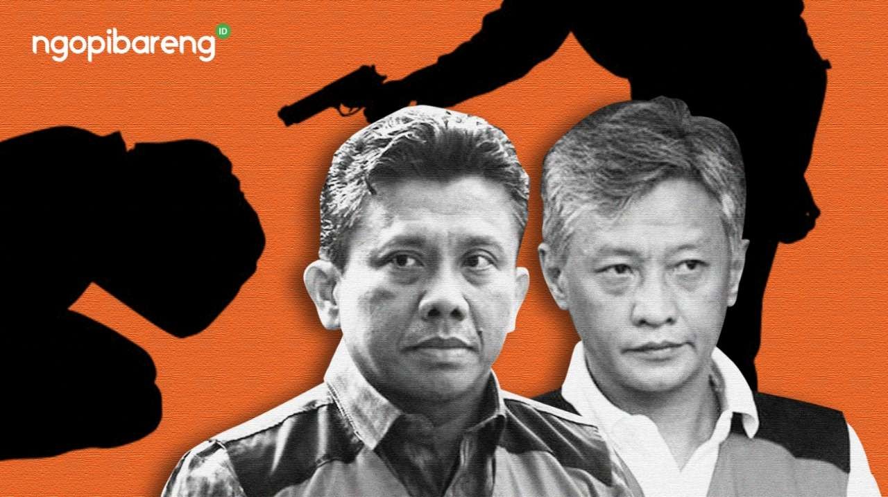 Ferdy Sambo dan Hendra Kurniawan, dua jenderal yang terseret kasus tindak pidana. (Foto: dok. Ngopibareng.id)