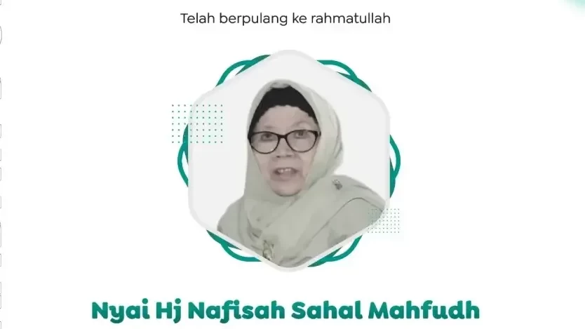 Nyai Hj Nafisah Sahal, istri almarhum KH Sahal Mahfudz wafat. (Foto: Istimewa)