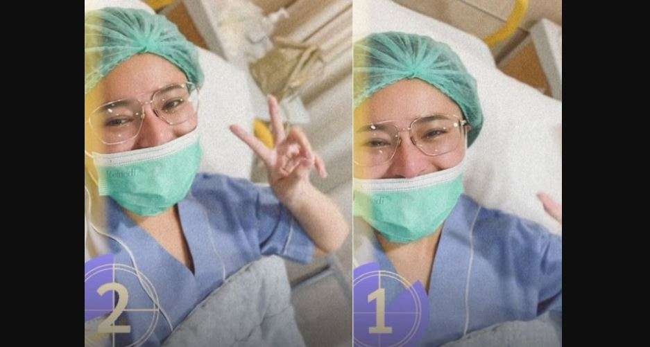 Marshanda mengabadikan momen dirinya hendak melakukan operasi tumor payudara, Kamis 10 November 2022. (Foto: Instagram @marshanda99)
