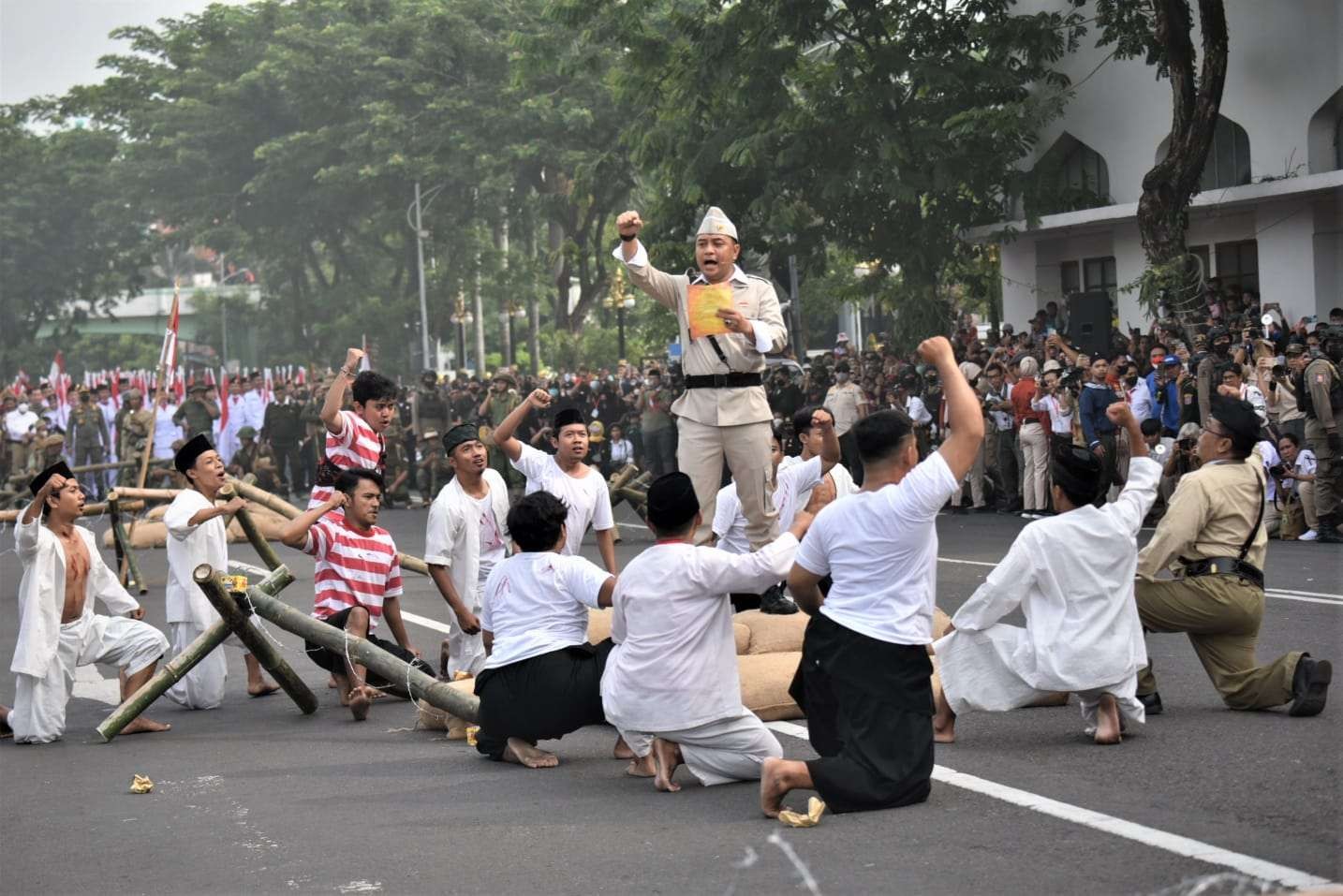 Parade Juang Surabaya yang akan jadi event nasional. (Foto: Humas Pemkot Surabaya)