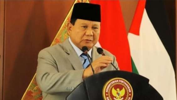 Menteri Pertahanan Prabowo Subianto bicara ketahanan pangan dan penanganan ( foto: Arsip Kemenhan)