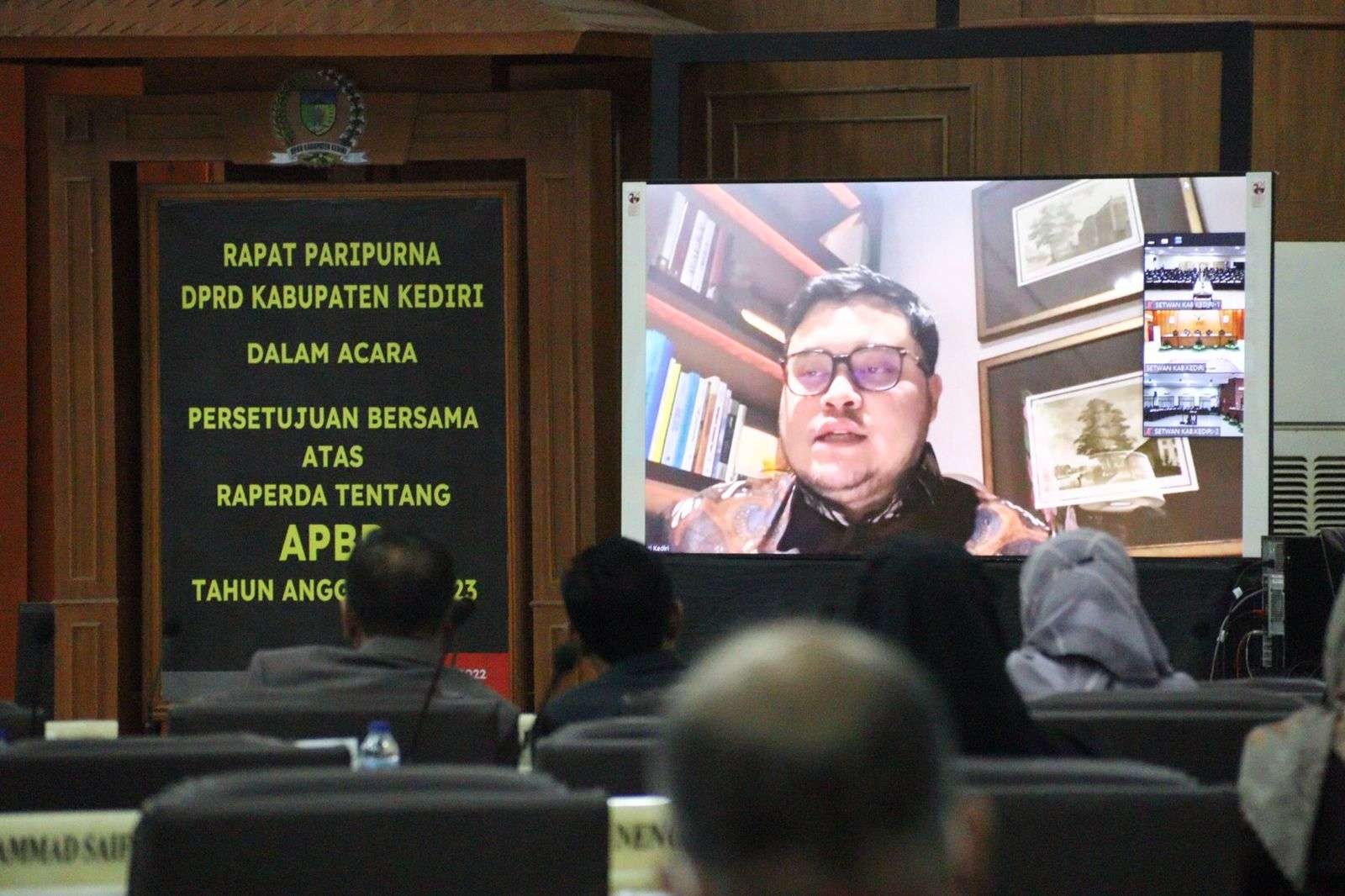 DPRD Kabupaten Kediri telah menyetujui Raperda APBD 2023. (Foto: Kominfo Kabupaten Kediri)