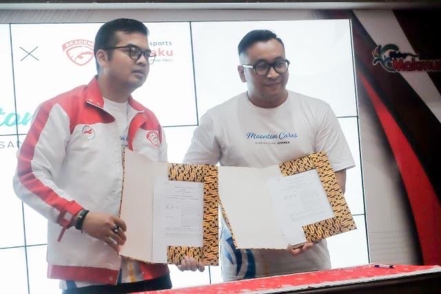 Peluncuran Program Moonton Cares, Membina Sang Legenda di Pendopo Kabupaten Malang. (Foto: Moonton Games)