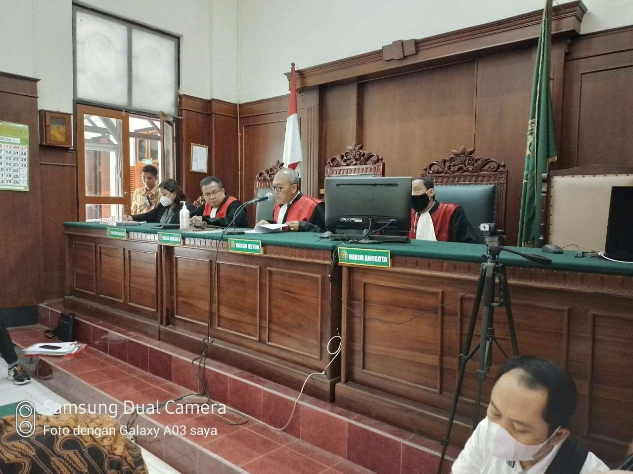 Majelis Hakim Pengadilan Niaga pada Pengadilan Negeri Surabaya mengesahkan perdamaian PKPU yang diajukan PT Meratus Line, Jumat, 18 November 2022. (Foto: dok. PT Meratus Line)