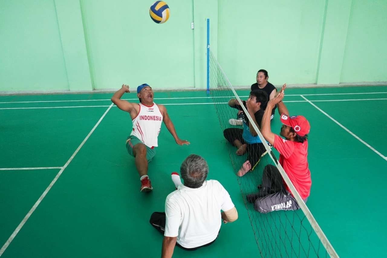 Pemkab Kediri motivasi atlet disabilitas dengan memberi tempat latihan. (Foto: Fendi Lesmana/Ngopibareng.id)