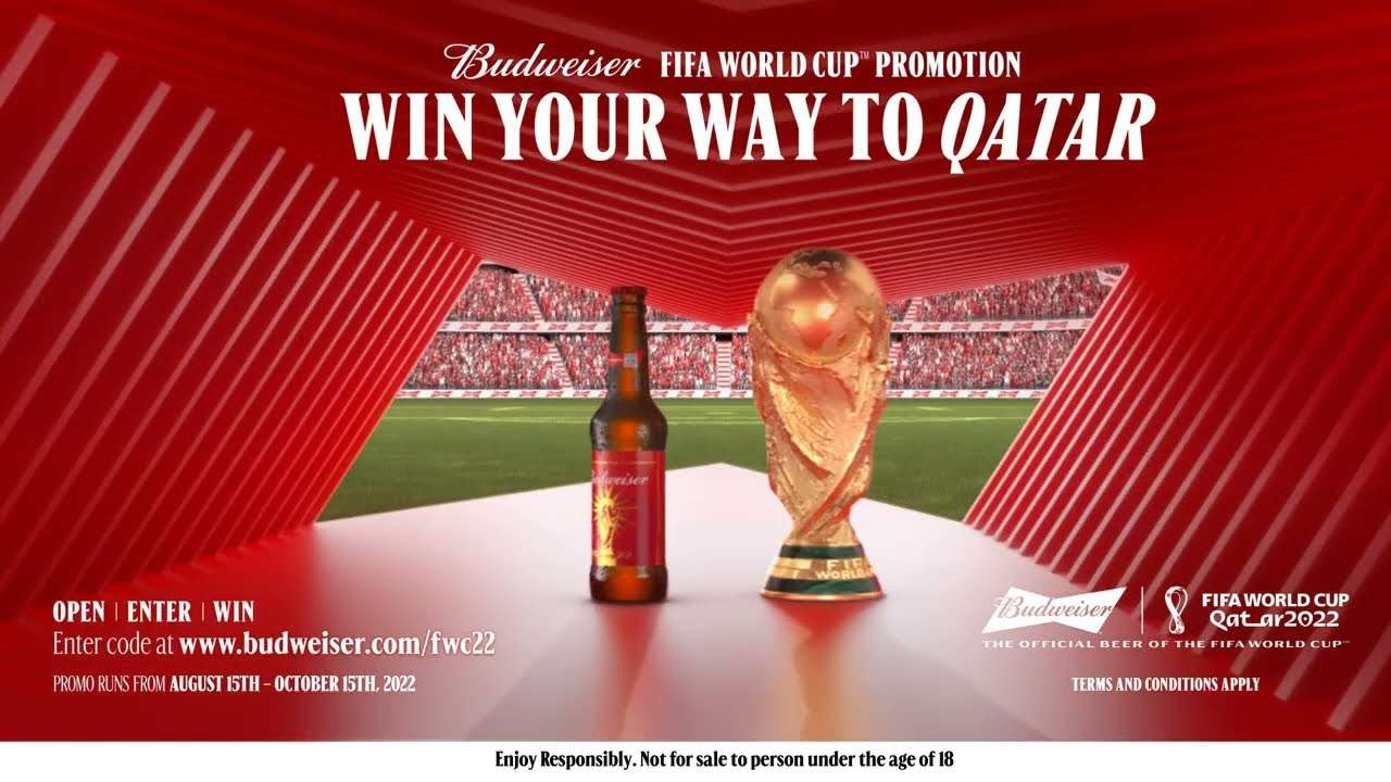 Pro kontra penjualan bir Budweiser selaku sponsor utama Piala Dunia 2022 Qatar. (Foto: Budweiser)