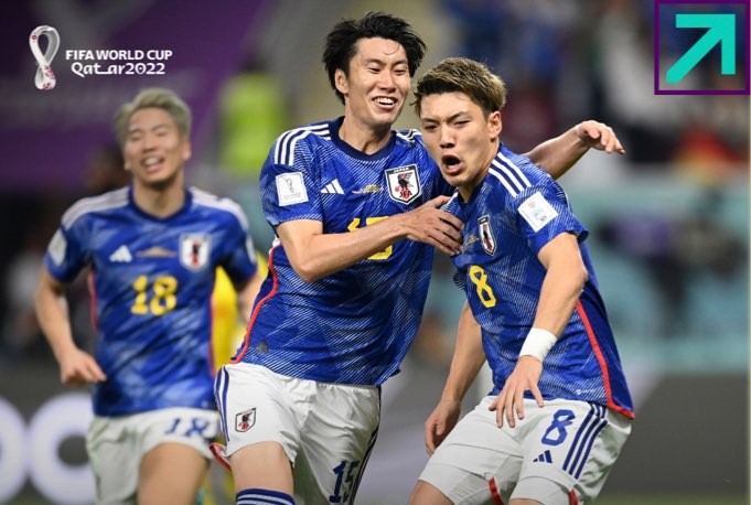 Ritsu Doan saat mencetak gol balasan untuk Tumnas Jepang saat melawan Timnas Jerman (Foto: Fifa.com)