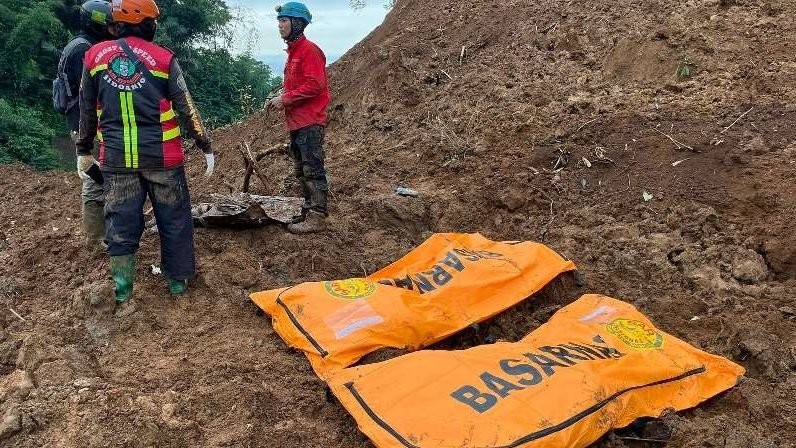 BNPB mencatat korban gempa di Cianjur hingga saat ini mencapai 318 orang. (Foto: Ant)