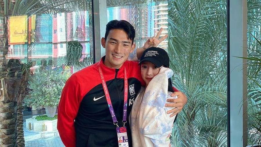 Soyeon, mantan member girl group T-Ara menyambangi suami, Cho Yu Min, Timnas Korea Selatan di Piala Dunia 2022 Qatar. (Instagram)