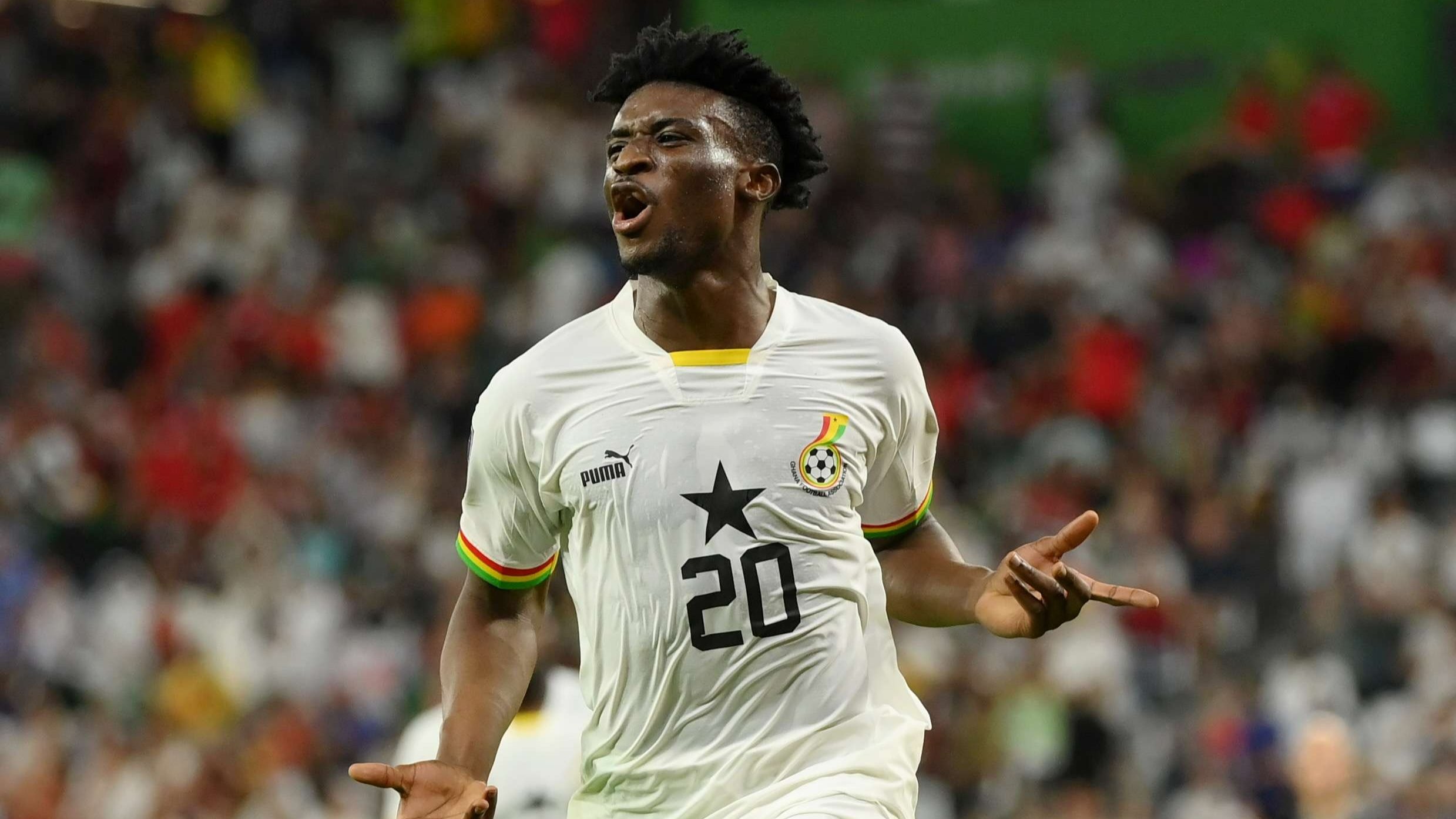 Mohamed Kudus mencetak dua gol untuk membawa Ghana menang 3-2 atas Korea Selatan di matchday 2 Grup H Piala Dunia, Senin 28 November 2022