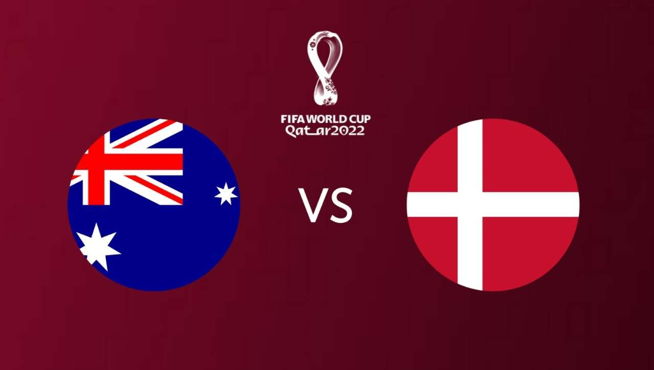 Australia vs Denmark. (Fa Vidhi/Ngopibareng.id)