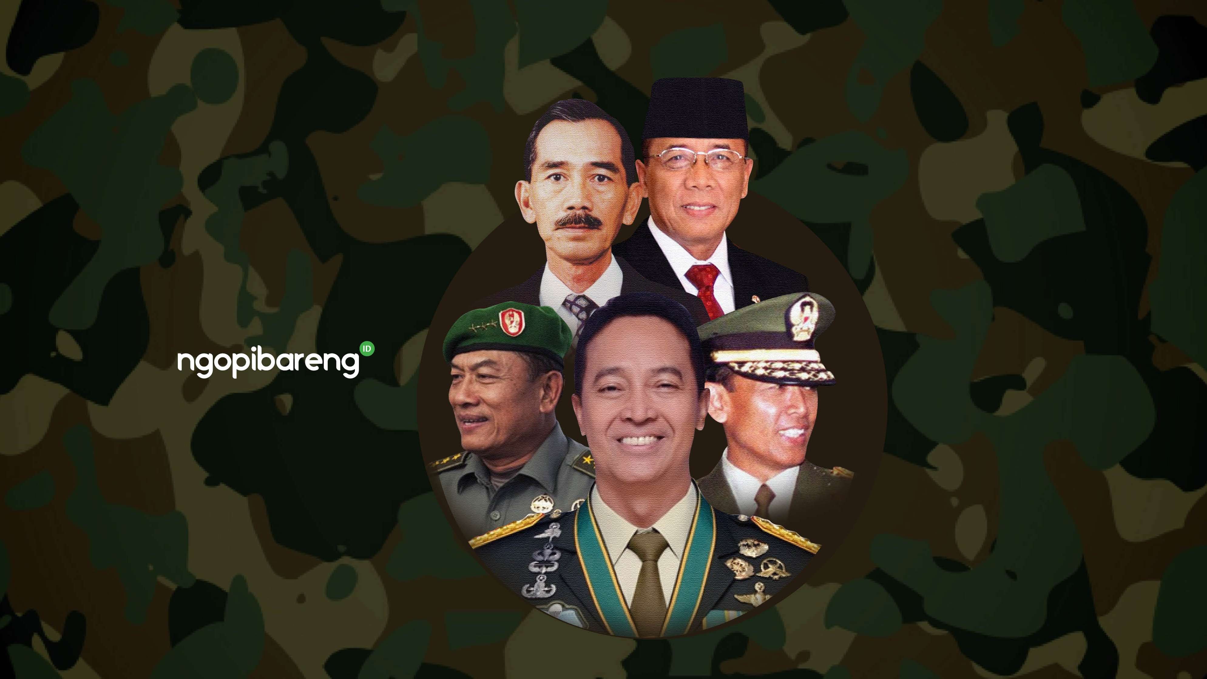Ada lima Panglima TNI yang memiliki masa jabatan paling singkat. (Ilustrasi: Fa Vidhi/Ngopibareng.id)