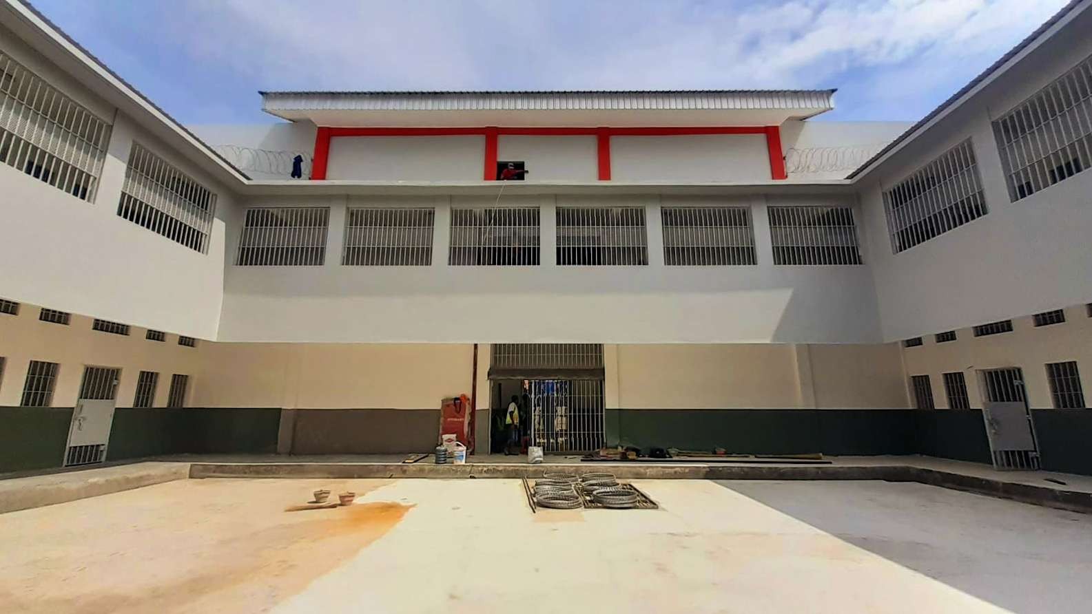 Bangunan baru Rutan Medaeng hampir selesai (Foto: Aini/Ngopibareng.id)
