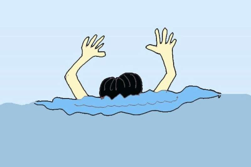 Ilustrasi orang tenggelam. (Antara)
