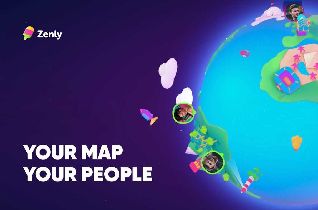 Zenly aplikasi peta sosial yang memungkinkan pengguna berbagi lokasi dengan teman, kerabat hingga pasangan. (Foto: zenly.id)