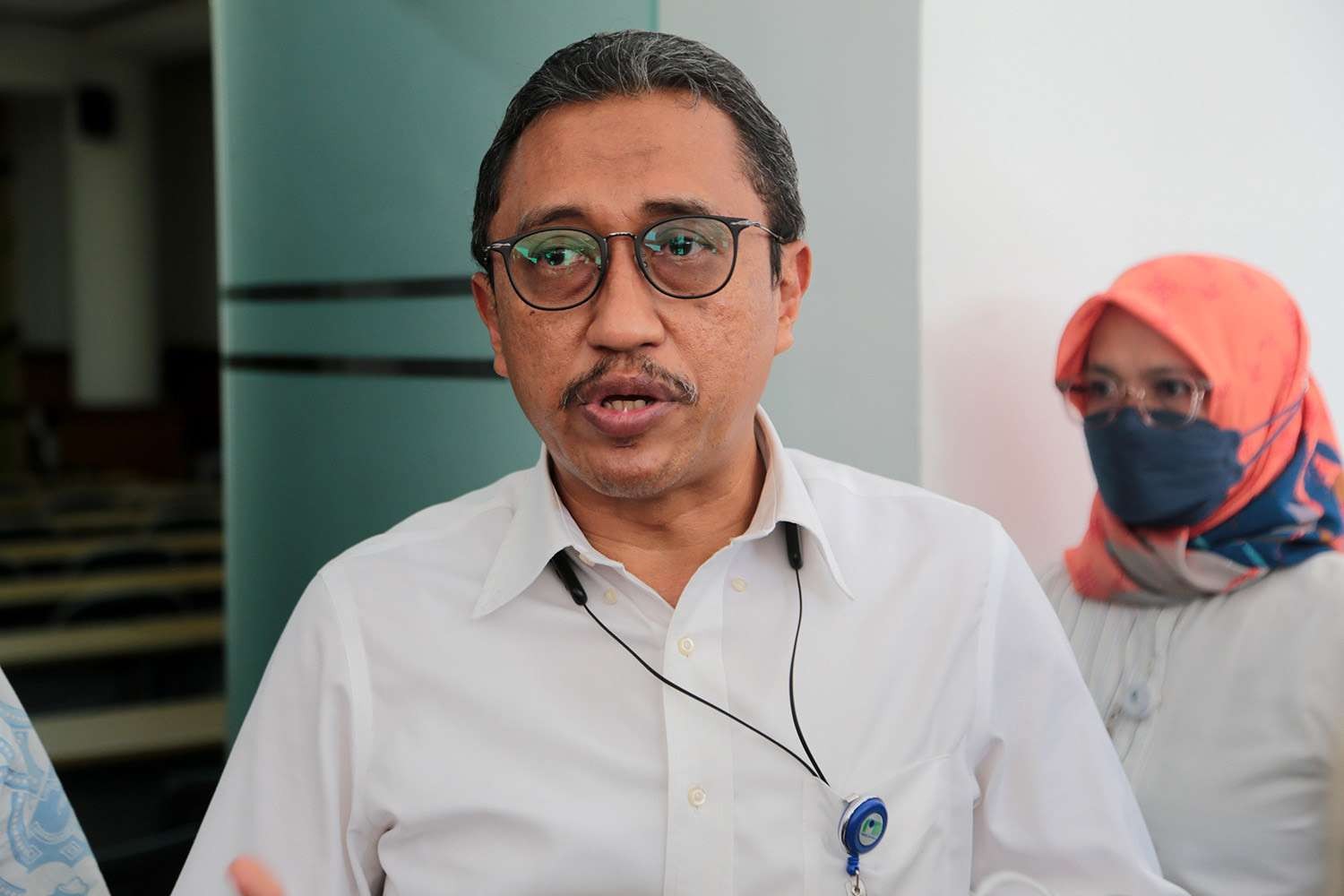 Direktur Utama (Dirut) PDAM Surya Sembada Kota Surabaya, Arief Wisnu Cahyono ditemui beberapa waktu lalu. (Foto: Pita Sari/Ngopibareng.id)