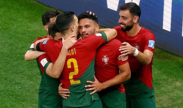 Timnas Portugal sukses akhiri penantian 16 tahun usai tembus perempat final Piala Dunia 2022. (Foto: REUTERS)