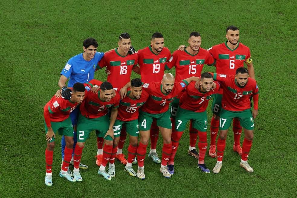 Timnas Maroko melaju ke semifinal pertamana di Piala Dunia usai sigkirkan Portugal. (Foto: Twitter/@FIFAWorldCup)