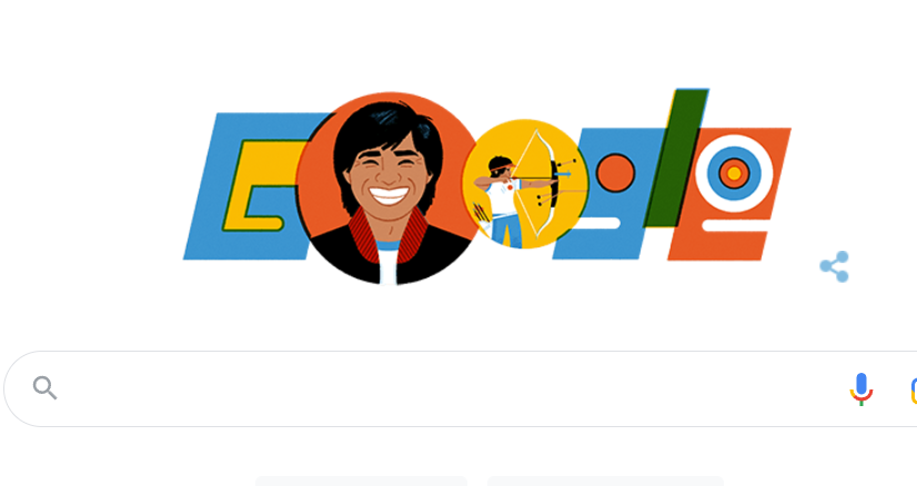 Google Doodle merayakan ulang tahun Donald Pandiangan yang ke-77, pada Senin 12 Desember 2022 hari ini. Sosok pelatih dan atlet panahan.(Foto: Google)