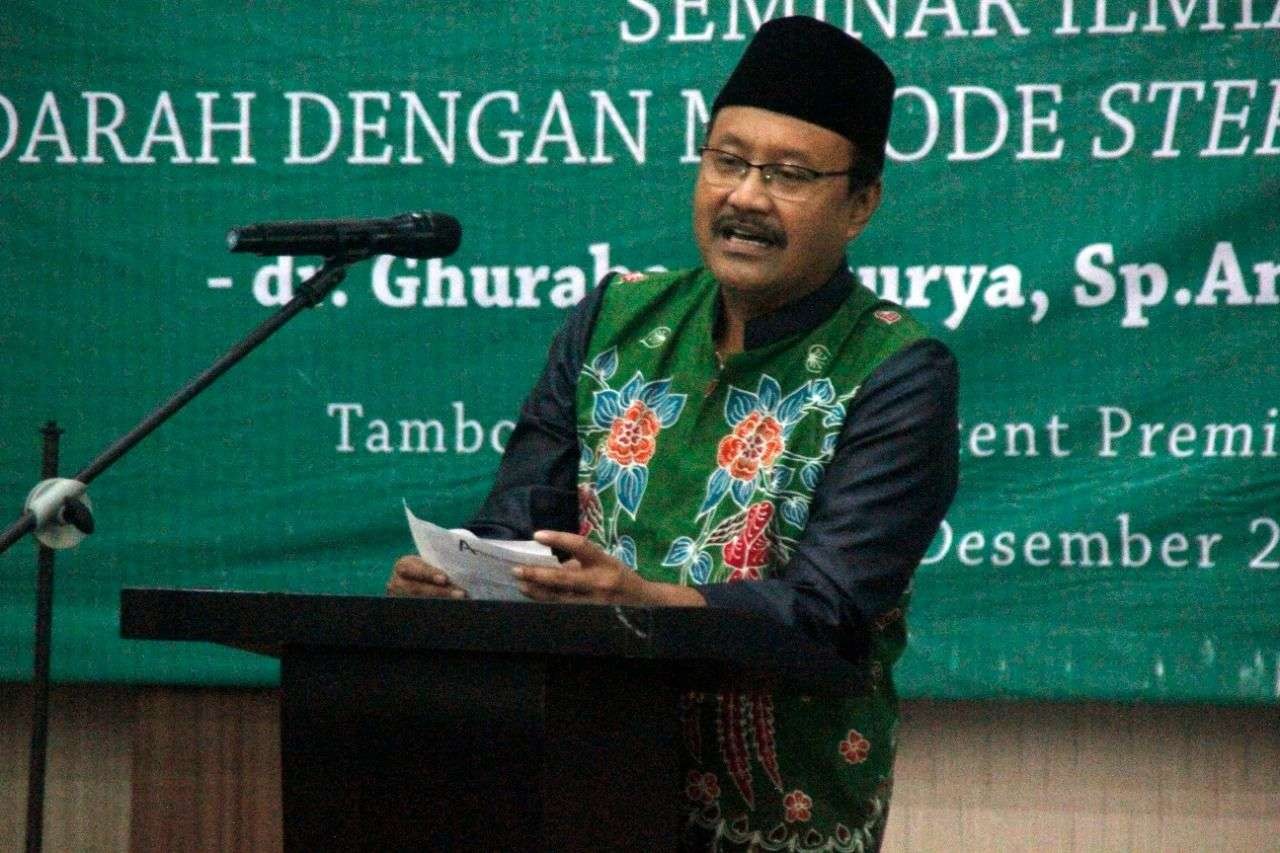 Walikota Pasuruan Saifullah Yusuf menaruh harapan besar kepada Persatuan Ikatan Dokter Indonesia (IDI) Kota Pasuruan untuk selalu berperan aktif. (Foto: Dok)