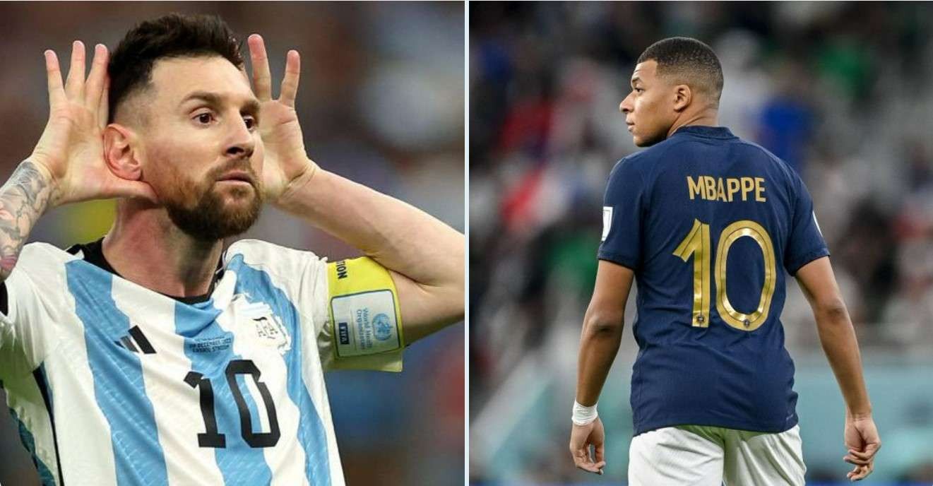 Lionel Messi dan Kylian Mbappe akan saling berhadapan di final Piala Dunia 2022. (Foto: Istimewa)