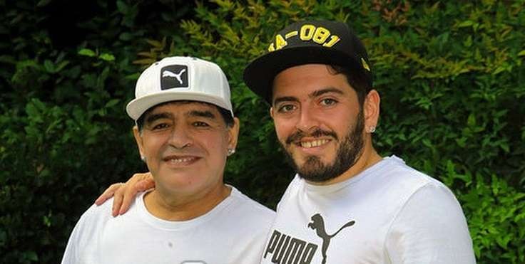 Diego Armando Maradona Sr dan Diego Armando Maradona Jr. (Foto: Instagram/@maradona)