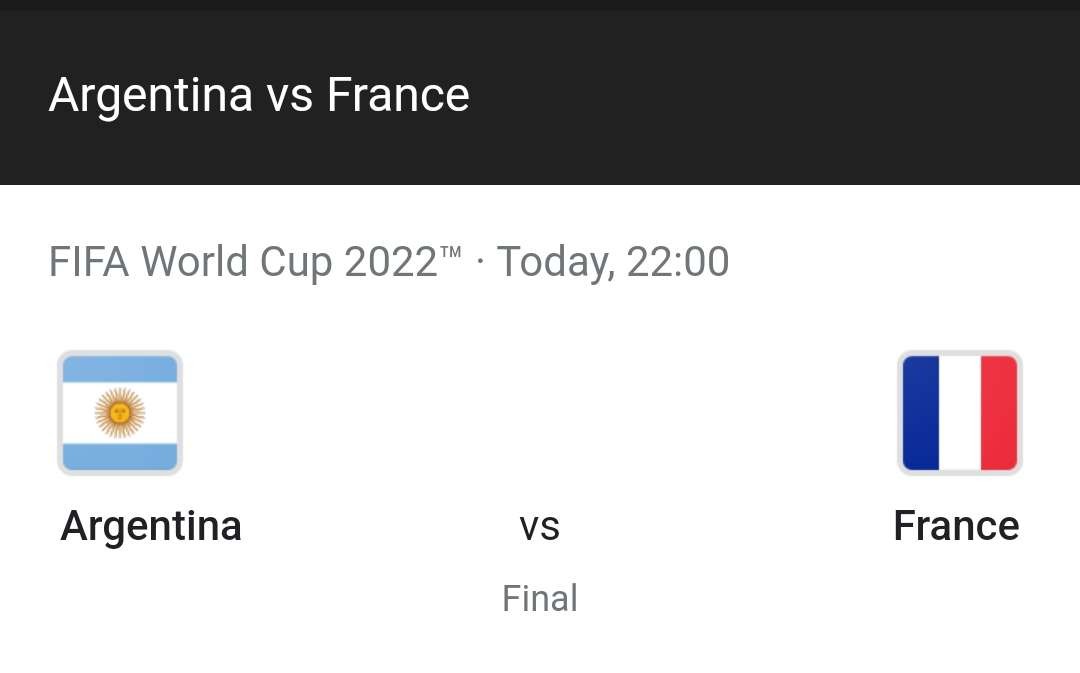 Final Piala Dunia 2022 Qatar akan menyajikan laga Timnas Argentina vs Prancis, Minggu 18 Desember mulai pukul 22.00 WIB. (Foto: Google)