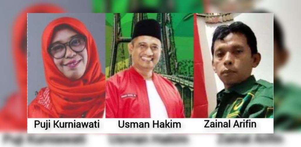 Manta tiga pimpinan partai di Kota Surabaya boyongan ke Partai Bulan Bintang. (Foto: PBB)