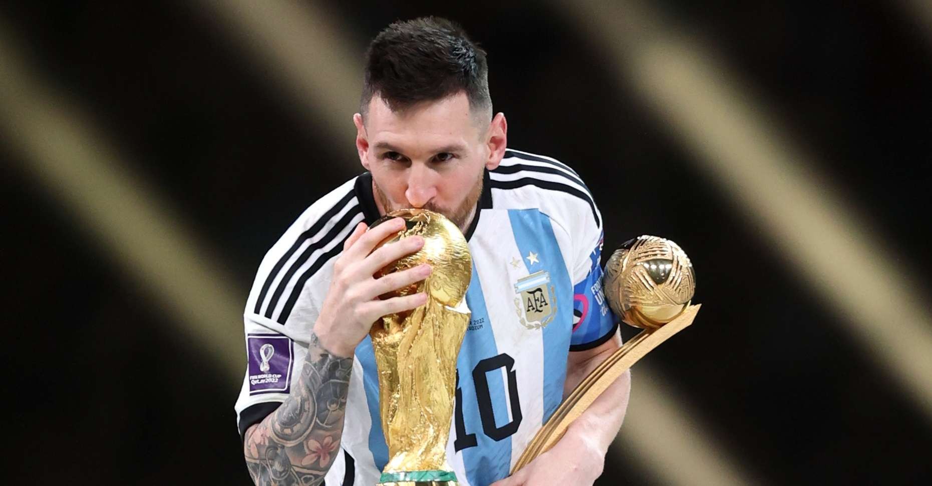 Sebelum memenangkan Piala Dunia 2022, Lionel Messi mengaku bahwa ia tahu akan mendapatkannya. (Foto: Twitter/@FIFAWorldCup)
