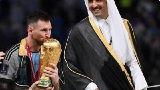 Argentina resmi menyandang gelar pemenang Piala Dunia 2022 Qatar setelah mengalahkan Prancis lewat adu penalti. (Foto: Twitter)