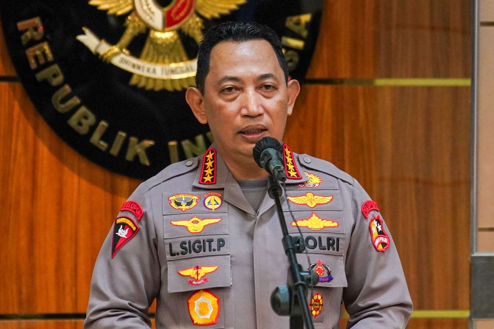Kapolri Jenderal Listyo Sigit Prabowo mengungkapkan Polri akan mengamankan dan menjaga 56.636 objek di seluruh Indonesia saat Natal dan Tahun Baru (Nataru). (Foto: Ant)