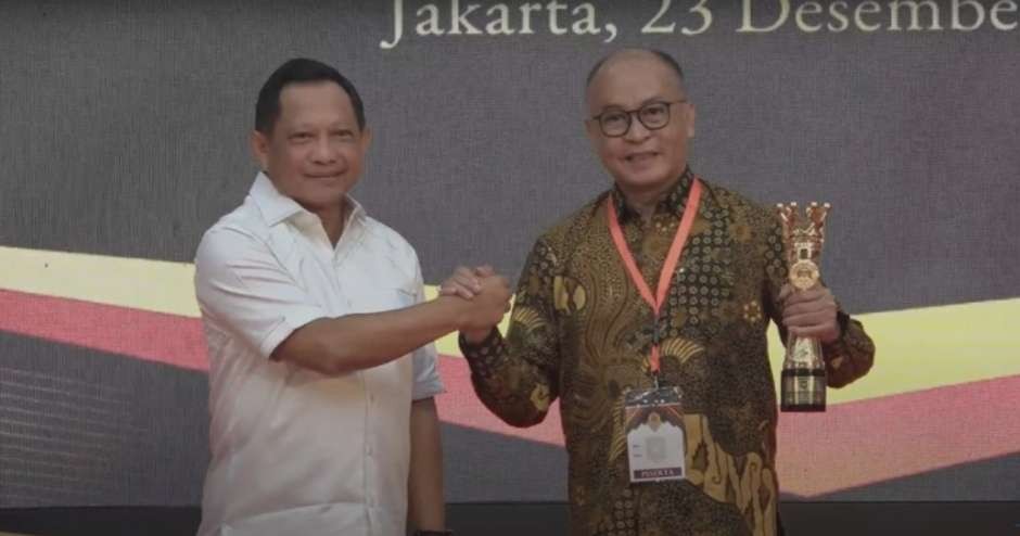 Penghargaan ajang IGA di berikan kepada Pemkot Mojokerto.(Foto Dokumen Kominfo)