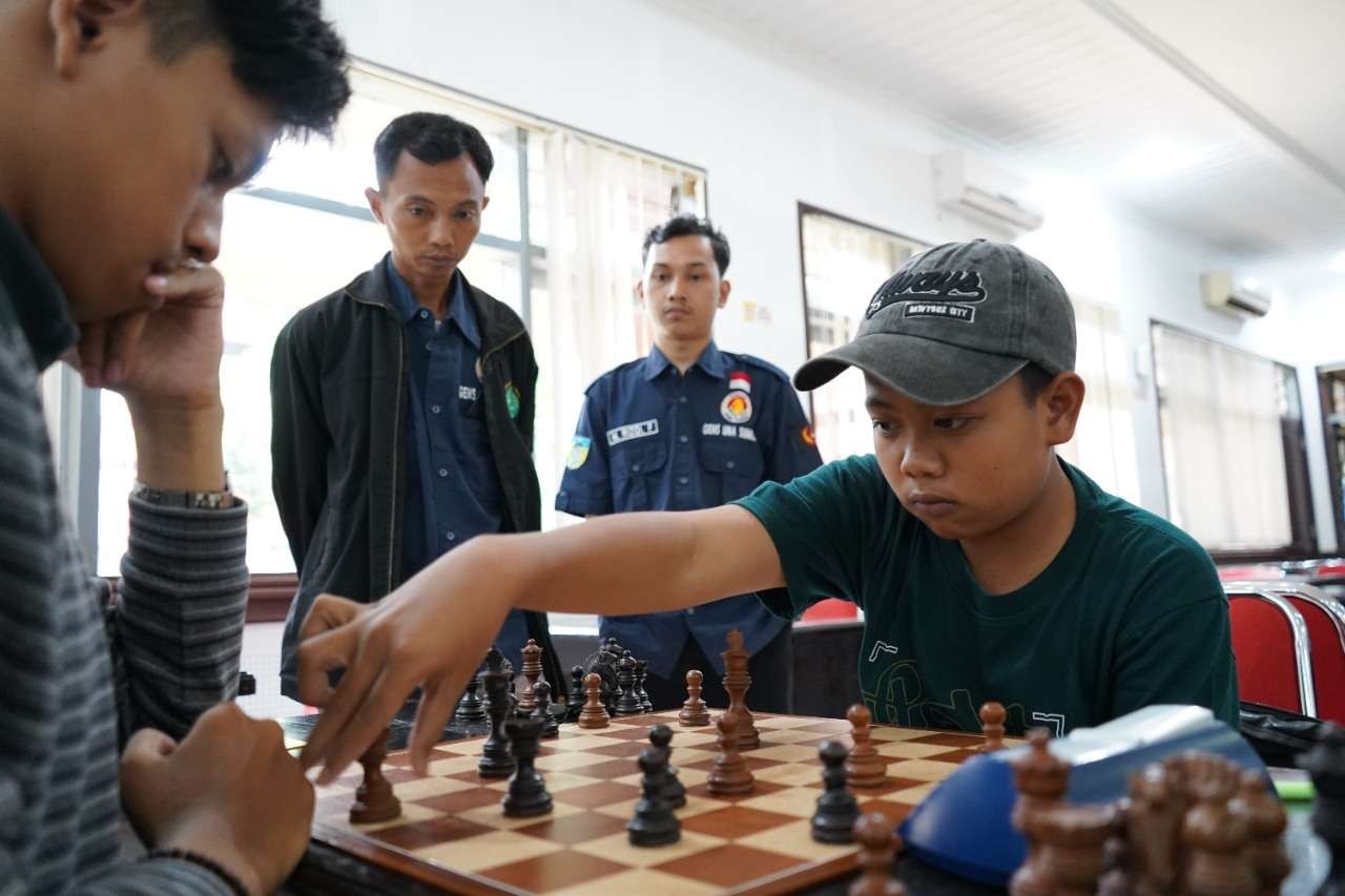 Kejuaraan Catur 2022, Ratusan Pecatur Rebutkan Piala Bupati Kediri (Foto Kominfo Kabupaten Kediri)