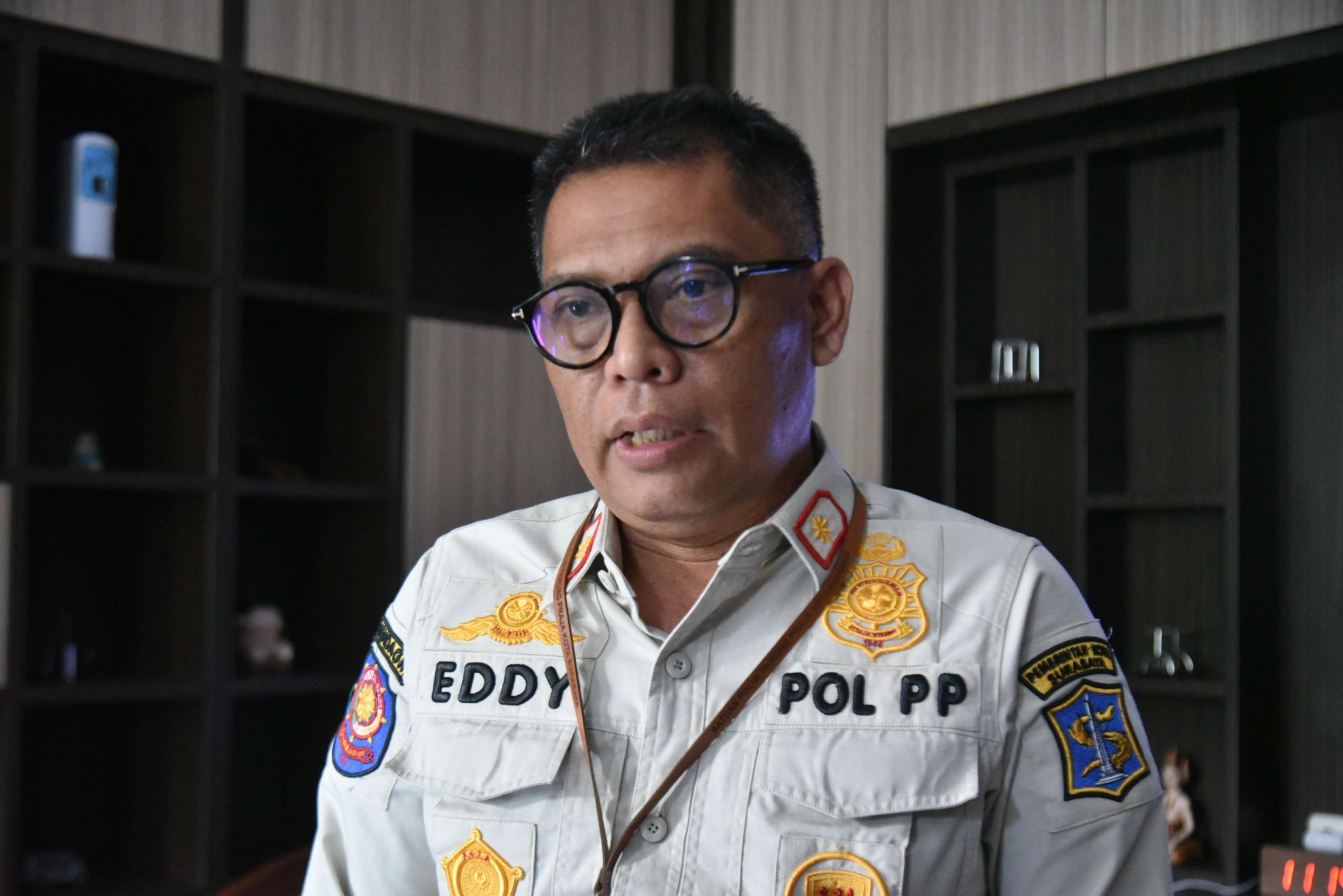 Kepala Satpol PP Surabaya, Eddy Christijanto. (Foto: Humas Pemkot Surabaya)