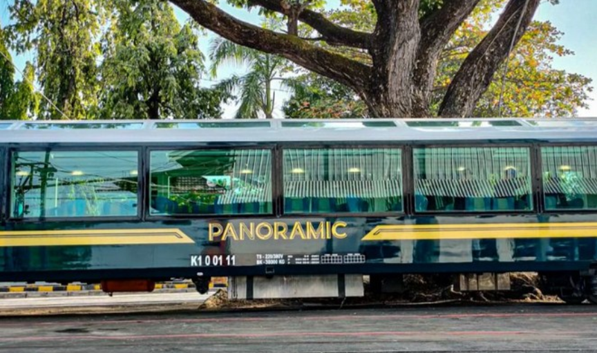 PT. Kereta Api Indonesia (KAI) menyediakan satu rangkaian kereta panoramic di sejumlah kereta jarak jauh rute Gambir-Yogyakarta per 24 Desember 2022. (Foto: Dok. PT. KAI)