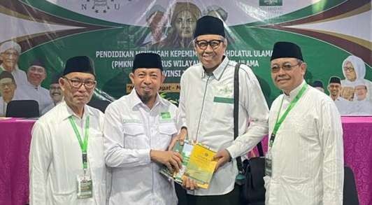 KH Muhammad Faqih, wakil Rektor Universitas Nahdlatul Ulama Surabaya  (Unusa) dalam suatu kegiatan dakwah. (Foto:adi/ngopibareng.id)