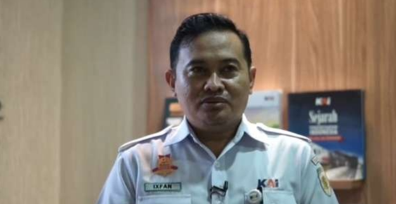 Manager Humas PT Kereta Api Indonesia Daop 4 Semarang, Ixfan Hendri Wintoko  (foto: Ahmad Sampurno/ Ngopibareng.id)