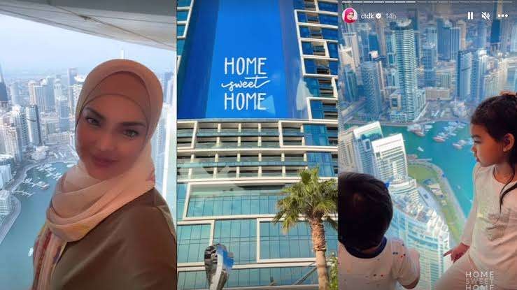 Diva pop Malaysia, Siti Nurhaliza punya apartemen baru di Dubai, sekaligus merayakan Tahun Baru 2023. (Foto: Instagram @ctdk)