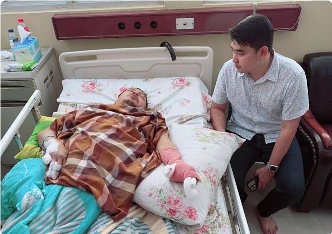 Wakil Bupati Kaur Bengkulu, Herlian Muchrim menjalani perawatan intensif di Rumah Sakit Umum Daerah M Yunus (RSMY) Bengkulu. (Foto: Dokumentasi sumeks.co)