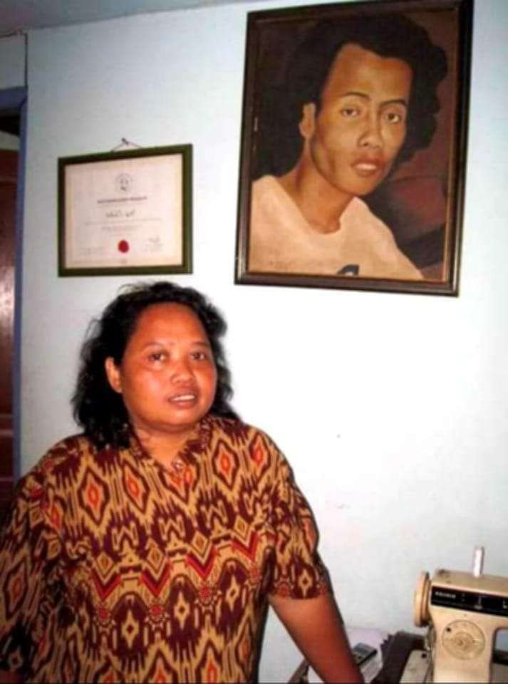 Istri penyair, Wiji Thukul, Dyah Sujirah atau Sipon, meninggal pada Kamis, 5 Januari 2023 siang. (Foto: istimewa)