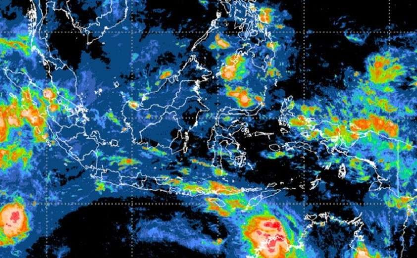 BMKG memperkirakan Jawa Timur akan diguyur hujan disertai angin pada Kamis, 12 Januari 2023. (Foto: BMKG)