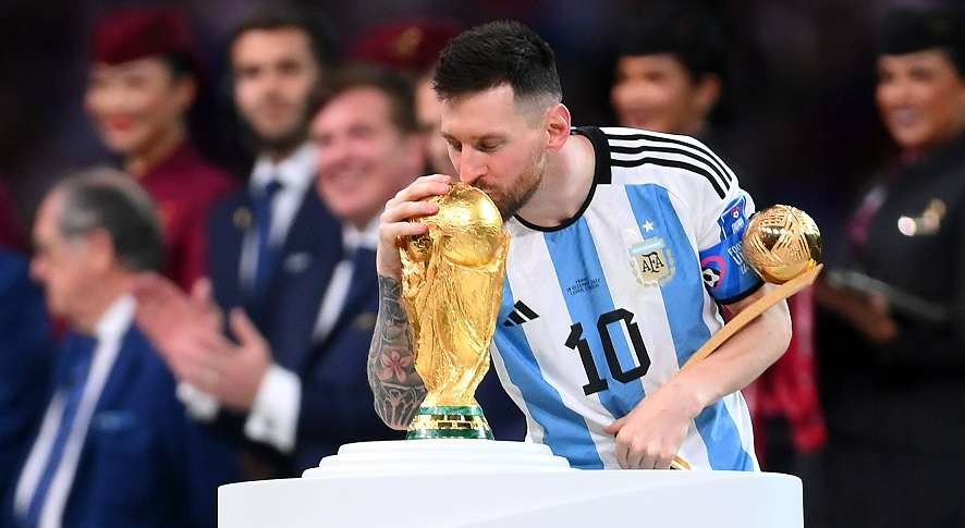 Kapten Timnas Argentina Lionel Messi menjadi incaran dua klub Liga Arab Saudi, Al-Hilal dan Al Itihad. (Foto: Twitter/@Argentina)